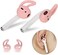 OneCut 5 Pairs Silicone Ear Tips Compatible for AirPods 12 Soft AntiSlip Sport Earbud Tips AntiDrop Ear Hook Gel Headphones Earphones Protective Accessories Pink