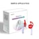 OneCut 5 Pairs Silicone Ear Tips Compatible for AirPods 12 Soft AntiSlip Sport Earbud Tips AntiDrop Ear Hook Gel Headphones Earphones Protective Accessories Red