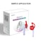 OneCut 5 Pairs Silicone Ear Tips Compatible for AirPods 12 Soft AntiSlip Sport Earbud Tips AntiDrop Ear Hook Gel Headphones Earphones Protective Accessories Red