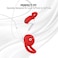 OneCut 5 Pairs Silicone Ear Tips Compatible for AirPods 12 Soft AntiSlip Sport Earbud Tips AntiDrop Ear Hook Gel Headphones Earphones Protective Accessories Red