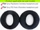 AKHQC PS5 Flannel Replacement Ear Pads Compatible with Sony PlayStation 5 Pulse PS5 3D Wireless Headset Soft Flannel Plush Ear Pads Replacement for Original Ear Pads Repair Accessories BlackFlannel