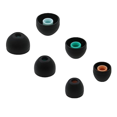 Rayker Earbud Tips Eartips Replacement for SONY InEar Headphone Noise Isolation Ultra Comfort Silicone Tips Perfect Fit in Ear Canal 3 Pairs SML Size Compatible with SONY