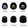 Rayker Memory Foam Compatible with Jay Bird X X2 X3 Earbud Tips Earpads Ear Adapter Noise Isolation Ultra Comfort Memory Foam Eartips in Ear Canal 3 Pairs Large Size JX