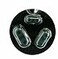 JustEarbuds Replacement Earbud Tips for Beats Powerbeats Pro Wireless Stereo Headphones 4 Pairs Small Medium Large and Double Flange Navy Blue