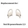 luakesa Replacement Eartips Silicone Earbuds Buds Set for Powerbeats Pro Beats Wireless Earphone Headphones4 Pair Lvory