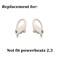 luakesa Replacement Eartips Silicone Earbuds Buds Set for Powerbeats Pro Beats Wireless Earphone Headphones4 Pair Lvory