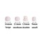 luakesa Replacement Eartips Silicone Earbuds Buds Set for Powerbeats Pro Beats Wireless Earphone Headphones4 Pair Lvory
