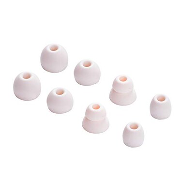 luakesa Replacement Eartips Silicone Earbuds Buds Set for Powerbeats Pro Beats Wireless Earphone Headphones4 Pair Lvory