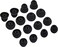 Rqker Ear Tips Compatible with Beats Flex Powerbeats Pro BeatsX SMLD Sizes 12 Pairs Soft Silicone Ear Tips Eartips Earbuds Tips Compatible with Beats Flex BeatsX Powerbeats Pro 24 Black