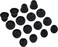 Rqker Ear Tips Compatible with Beats Flex Powerbeats Pro BeatsX SMLD Sizes 12 Pairs Soft Silicone Ear Tips Eartips Earbuds Tips Compatible with Beats Flex BeatsX Powerbeats Pro 24 Black