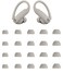 Rqker Eartips Compatible with Powerbeats Pro 2 Earbuds 10 Pairs XSSMLXL Sizes Soft Silicone Ear Tips Replacement Earbuds Tips Compatible with Powerbeats PB Pro 2 10 Pairs Quick Sand