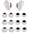 Rqker Foam Eartips Compatible with Bose QuietComfort Earbuds II 6 Pairs SML Sizes Soft Memory Foam Ear Tips