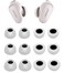 Rqker Foam Eartips Compatible with Bose QuietComfort Earbuds II 6 Pairs SML Sizes Soft Memory Foam Ear Tips