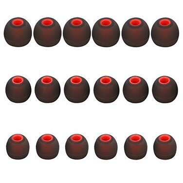 Brandless Silicone Earbud Tips Replacement Earbuds Cap Eartips Tips Eargels 9 Pairs SML