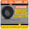 Sixsop Replacement Earpads for Fidelio X2HR X1S X2 X3 OverEar Headphones Hybrid PUVelour
