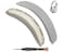 SOPROM Headband Kit Replacement for Bose QC35 QuietComfort 35 II QC35 ii Headphones Headstrap Pad with Protein Leather and Memory Foam Easy DIY InstallationSilver