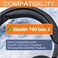 TRANSTEK Stealth 700 Gen 2 Headband Compatible with Stealth 700 Gen 2 Headset I Replacement Kit with Microphone Foam and Installation Tool