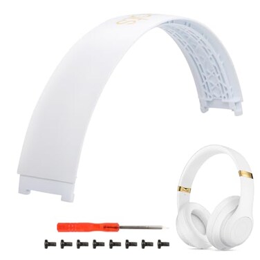 Sodorous Studio 2 Headband Replacement Parts Accessories Studio 3 Head Band Repair Kit Compatible with Studio 30 Studio 30 WirelessB0500 B0501 Top HeadbandStudio3White