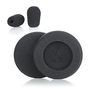 Sumugaric Headphone Earpads Replacement Foam Cushions with Ear Mic Compatible with VXI BlueParrott B250XT B250XTS Headset Accessories