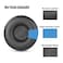 TaiZiChangQin B825 Upgrade Ear Pads Replacement Cushion Compatible with Plantronics Voyager Focus UC B825 Headphone Protein Leather and Memory Foam Black
