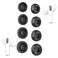TENNMAK Memory Foam Ear Tips Compatible with AirPods ProAirPods Pro 2nd Generation 2022 Earbuds Eartips Earpad XSSML