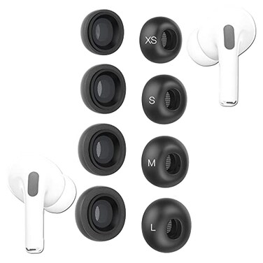 TENNMAK Memory Foam Ear Tips Compatible with AirPods ProAirPods Pro 2nd Generation 2022 Earbuds Eartips Earpad XSSML