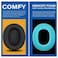 TRANSTEK Arctis Ear Cushions Compatible with Arctis 753 Pro 9X Wireless Headphones Memory Foam Earpads Black