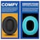 TRANSTEK Arctis Ear Cushions Compatible with Arctis 753 Pro 9X Wireless Headphones Memory Foam Earpads Black