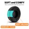 TRANSTEK Earpads Compatible with Virtuoso RGB Wireless SE Gaming Headset Memory Foam Earcups Velour Ear Cushions I Black