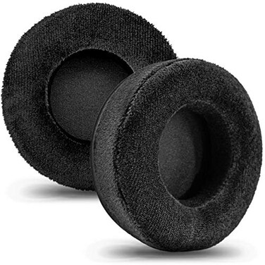 TRANSTEK Earpads Compatible with Virtuoso RGB Wireless SE Gaming Headset Memory Foam Earcups Velour Ear Cushions I Black