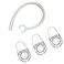Tricon 3 Replacement Eargel and 1 Earhook for Plantronics M70 M90 Voyager Edge