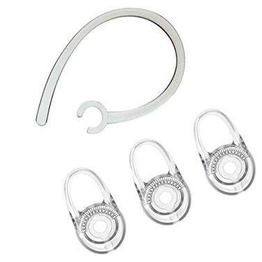 Tricon 3 Replacement Eargel and 1 Earhook for Plantronics M70 M90 Voyager Edge