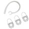 Tricon 3 Replacement Eargel and 1 Earhook for Plantronics M70 M90 Voyager Edge