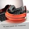 TXEsign Universal Replacement Headband Cushion Pad Cover Protector Compatible with ATH M50X QC 35i35ii QC25 Solo 2Solo 3 Studio 23 Headphones Orange