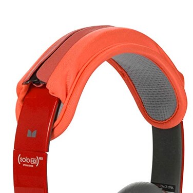 TXEsign Universal Replacement Headband Cushion Pad Cover Protector Compatible with ATH M50X QC 35i35ii QC25 Solo 2Solo 3 Studio 23 Headphones Orange