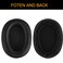 UOWGA Replacement Ear pads for Sony WHH900N hEar on 2 Wireless Headphones Ear Pads Cushions with MDR 100ABN hEar on Wireless Noise Canceling OverEar Noise Isolation Foam Black