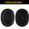 UOWGA Replacement Ear pads for Sony WHH900N hEar on 2 Wireless Headphones Ear Pads Cushions with MDR 100ABN hEar on Wireless Noise Canceling OverEar Noise Isolation Foam Black