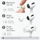 Vsagier 4 Pairs Replacement Ear Tips for AirPods Pro for AirPods Pro 2 with Noise Reduction Hole NonSlip Soft Silicone Ear Tips Replacement Buds 3 in 1 Cleaner Kit for USBC Charging CaseXSSML