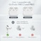 Vsagier 4 Pairs Replacement Ear Tips for AirPods Pro for AirPods Pro 2 with Noise Reduction Hole NonSlip Soft Silicone Ear Tips Replacement Buds 3 in 1 Cleaner Kit for USBC Charging CaseXSSML