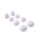 JustEarbuds White Replacement Earbud Tips for Beats Powerbeats3 Wireless Stereo Headphones Small Medium Large and Double Flange White