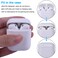 Wisdompro 10 Pairs Ear Tips Compatible with Apple AirPods 2 and 1 Ultra Thin Soft Silicone AntiSlip Dust Proof Protective Fit in Case Ear Skins Translucent