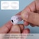 Wisdompro 10 Pairs Ear Tips Compatible with Apple AirPods 2 and 1 Ultra Thin Soft Silicone AntiSlip Dust Proof Protective Fit in Case Ear Skins Translucent