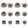 WKYMY Earbud Replacement Tips Silicone Ear Tips Compatible with Jabra Elite 75t65t7pro Headphone Earbud Covers 6 Pairs S M L