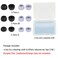 WKYMY Replacement Ear Tips Compatible with Samsung Galaxy Buds Pro Silicone Rubber Flexible Earbuds Wing Tips S M L 6 Pairs BlackPurple
