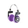 YAXI EARPADS for Koss PORTAPRO Purple