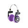 YAXI EARPADS for Koss PORTAPRO Purple