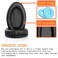 YunYiYi Replacement Earpad Cups Cushions Compatible with iJoy Logo ISO Over Ear Bluetooth Headphones STL Covers Foam Black