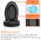 YunYiYi Replacement Earpad Cups Cushions Compatible with iJoy Logo ISO Over Ear Bluetooth Headphones STL Covers Foam Black