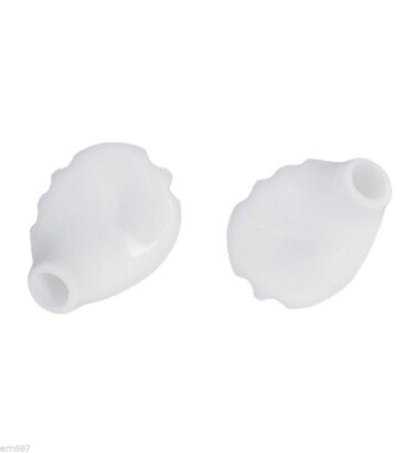Yurbuds White Earbud Covers Size 5 TwistLock for Secure Fit Compatible with Headphones Earphones