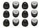 Zotech 6 Pairs of Ear Tips for Jaybird BlueBuds X X2 X3 X4 Headphones Small